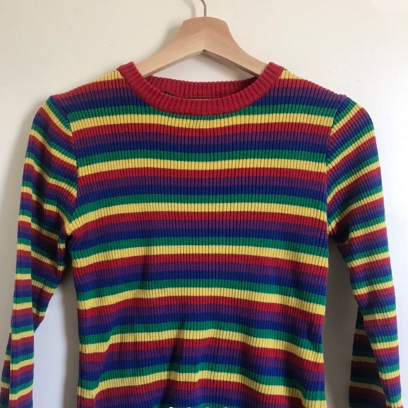 UNIF Tops - UNIF Bobo Rainbow Top 🌈